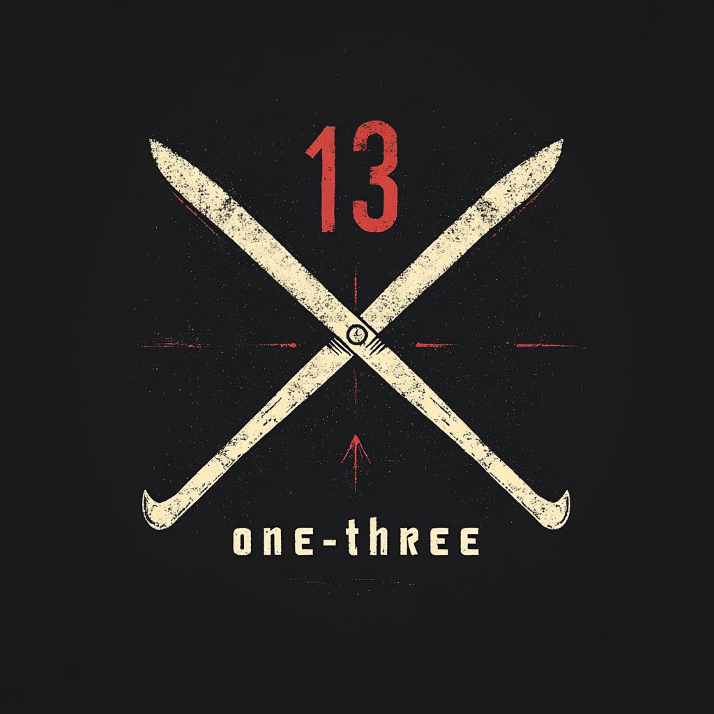 Fisher One-Three crossed oars with 13