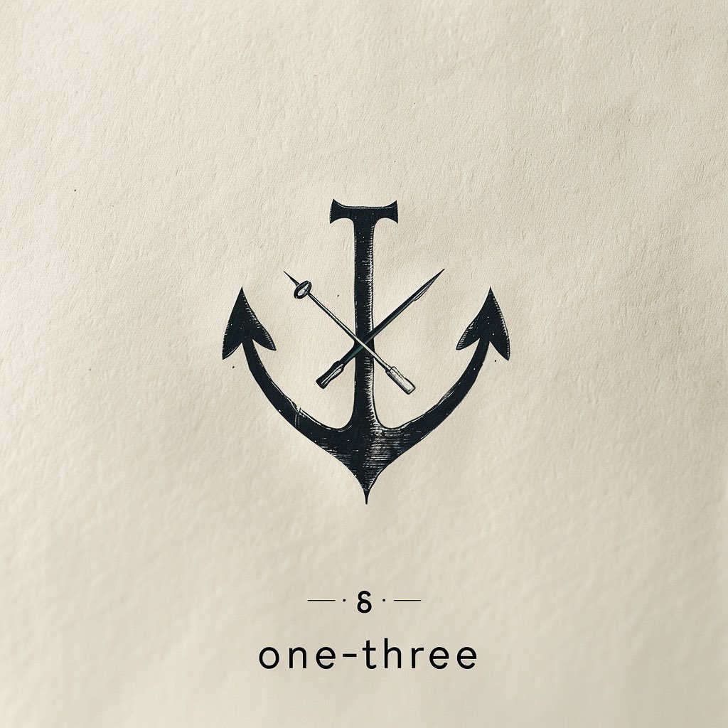Fisher One-Three classic anchor logo