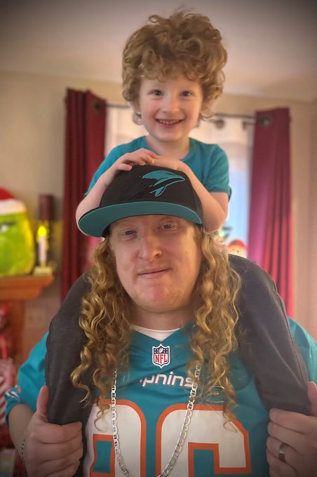 Lance at a sporting event